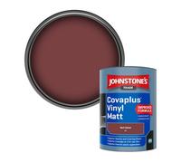 Johnstone's Trade Covaplus Vinyl Matt Walls & Ceilings Emulsion Paint Red Velvet (88) 1L