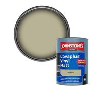 Johnstone's Trade Covaplus Vinyl Matt Walls & Ceilings Emulsion Paint Salt Marsh 1L