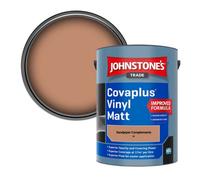 Johnstone's Trade Covaplus Vinyl Matt Walls & Ceilings Emulsion Paint Sandpiper Complements (E9) 5L