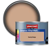 Johnstone's Trade Covaplus Vinyl Matt Walls & Ceilings Emulsion Paint Sandy Beige 350Ml Tester Pot