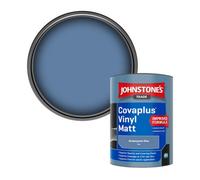 Johnstone's Trade Covaplus Vinyl Matt Walls & Ceilings Emulsion Paint Shakespeare Blue (282) 1L