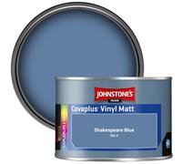 Johnstone's Trade Covaplus Vinyl Matt Walls & Ceilings Emulsion Paint Shakespeare Blue (282) 350Ml Tester Pot