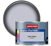 Johnstone's Trade Covaplus Vinyl Matt Walls & Ceilings Emulsion Paint Silver Chalice (Ppg1174-3) 350Ml Tester Pot
