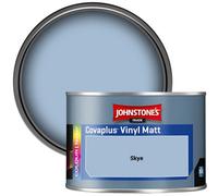 Johnstone's Trade Covaplus Vinyl Matt Walls & Ceilings Emulsion Paint Skye 350Ml Tester Pot