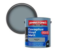 Johnstone's Trade Covaplus Vinyl Matt Walls & Ceilings Emulsion Paint Squirrel Grey (Ral 7000) 2.5L