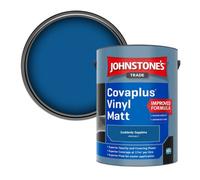 Johnstone's Trade Covaplus Vinyl Matt Walls & Ceilings Emulsion Paint Suddenly Sapphire (Ppg1242-7) 5L