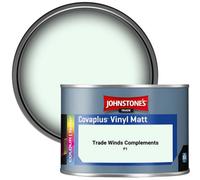 Johnstone's Trade Covaplus Vinyl Matt Walls & Ceilings Emulsion Paint Trade Winds Complements (P1) 350Ml Tester Pot