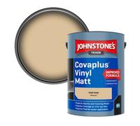 Johnstone's Trade Covaplus Vinyl Matt Walls & Ceilings Emulsion Paint York Ivory (Ppg15-07) 5L