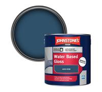 Johnstone's Trade Interior & Exterior Wood & Metal Aqua Water Based Gloss Paint (6030-R90B) 2.5L