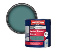 Johnstone's Trade Interior & Exterior Wood & Metal Aqua Water Based Gloss Paint Astral (16C37) 2.5L