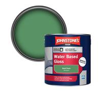 Johnstone's Trade Interior & Exterior Wood & Metal Aqua Water Based Gloss Paint Basil Pesto (Ppg1226-6) 2.5L