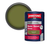 Johnstone's Trade Interior & Exterior Wood & Metal Aqua Water Based Gloss Paint Country Barn (Ppg1118-7) 5L