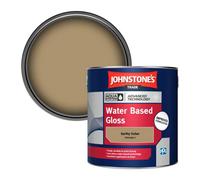 Johnstone's Trade Interior & Exterior Wood & Metal Aqua Water Based Gloss Paint Earthy Ocher (Ppg1086-5) 2.5L