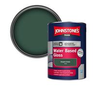 Johnstone's Trade Interior & Exterior Wood & Metal Aqua Water Based Gloss Paint Empire Green (14C39) 5L