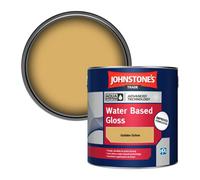 Johnstone's Trade Interior & Exterior Wood & Metal Aqua Water Based Gloss Paint Golden Ochre 2.5L