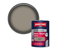 Johnstone's Trade Interior & Exterior Wood & Metal Aqua Water Based Gloss Paint Gray By Me (Ppg1008-4) 1L