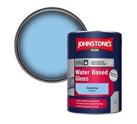 Johnstone's Trade Interior & Exterior Wood & Metal Aqua Water Based Gloss Paint Perfect Day (Ppg1241-3) 5L