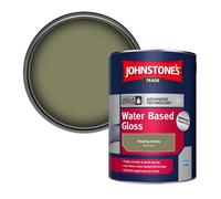 Johnstone's Trade Interior & Exterior Wood & Metal Aqua Water Based Gloss Paint Playing Hooky (Ppg1123-6) 5L
