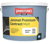 Johnstone's Trade Jonmat Premium Contract Matt Paint White 10L Pack of 2 - 2