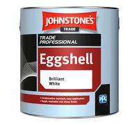 Johnstones Trade Professional Eggshell Paint 2.5l Brilliant White