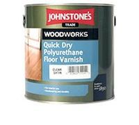 Johnstones Trade Quick Drying Floor Varnish - Clear Gloss - 2.5L