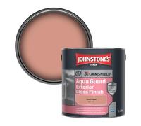 Johnstone's Trade Stormshield Aqua Guard Exterior Gloss Wood & Metal Paint Coral Dawn (Ppg1191-4) 2.5L
