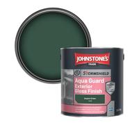 Johnstone's Trade Stormshield Aqua Guard Exterior Gloss Wood & Metal Paint Empire Green (14C39) 2.5L