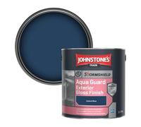 Johnstone's Trade Stormshield Aqua Guard Exterior Gloss Wood & Metal Paint Oxford Blue 2.5L