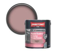 Johnstone's Trade Stormshield Aqua Guard Exterior Gloss Wood & Metal Paint Pepperberry (Ppg1055-4) 2.5L