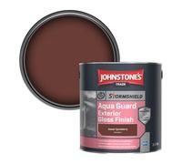Johnstone's Trade Stormshield Aqua Guard Exterior Gloss Wood & Metal Paint Sweet Spiceberry (Ppg1059-7) 2.5L