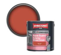 Johnstone's Trade Stormshield Aqua Guard Exterior Gloss Wood & Metal Paint Wet Coral (Ppg1189-6) 2.5L