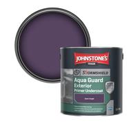 Johnstone's Trade Stormshield Aqua Guard Exterior Primer Undercoat Wood & Metal Paint Dark Angel 2.5L