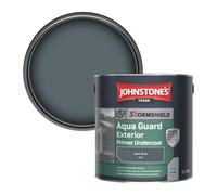 Johnstone's Trade Stormshield Aqua Guard Exterior Primer Undercoat Wood & Metal Paint Dark Grey (18B25) 2.5L