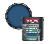 Johnstone's Trade Stormshield Aqua Guard Exterior Primer Undercoat Wood & Metal Paint Dark Sky 2.5L