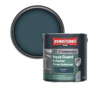 Johnstone's Trade Stormshield Aqua Guard Exterior Primer Undercoat Wood & Metal Paint Dark Water (Ppg10-01) 2.5L