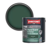 Johnstone's Trade Stormshield Aqua Guard Exterior Primer Undercoat Wood & Metal Paint Empire Green (14C39) 2.5L