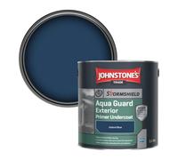 Johnstone's Trade Stormshield Aqua Guard Exterior Primer Undercoat Wood & Metal Paint Oxford Blue 2.5L