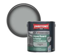 Johnstone's Trade Stormshield Aqua Guard Exterior Primer Undercoat Wood & Metal Paint Princess Grey (00A05) 2.5L