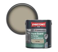 Johnstone's Trade Stormshield Aqua Guard Exterior Primer Undercoat Wood & Metal Paint Quail Ridge 2.5L