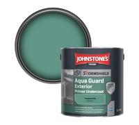 Johnstone's Trade Stormshield Aqua Guard Exterior Primer Undercoat Wood & Metal Paint Treasure Isle (Ppg1141-5) 2.5L