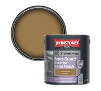 Johnstone's Trade Stormshield Aqua Guard Exterior Satin Wood & Metal Paint Caramel Fudge (Ppg1095-6) 2.5L