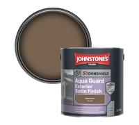 Johnstone's Trade Stormshield Aqua Guard Exterior Satin Wood & Metal Paint Pale Brown (Ral 8025) 2.5L