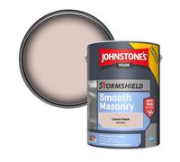 Johnstone's Trade Stormshield Smooth Masonry Paint Cameo Peach (Ppg1058-2) 5L