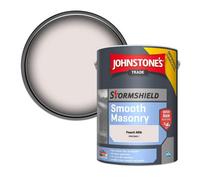 Johnstone's Trade Stormshield Smooth Masonry Paint Peach Milk (Ppg1065-1) 5L