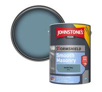 Johnstone's Trade Stormshield Smooth Masonry Paint Smoke Grey (692) 5L
