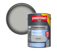 Johnstone's Trade Stormshield Smooth Masonry Paint Venice Grey 5L