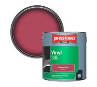 Johnstone's Trade Vinyl Silk Walls & Ceilings Emulsion Paint California Wine (Ppg1184-7) 2.5L