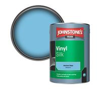Johnstone's Trade Vinyl Silk Walls & Ceilings Emulsion Paint Horizon Haze (Ppg1237-4) 5L