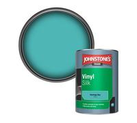Johnstone's Trade Vinyl Silk Walls & Ceilings Emulsion Paint Montego Bay (Ppg1233-6) 1L