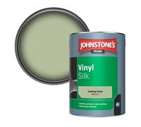 Johnstone's Trade Vinyl Silk Walls & Ceilings Emulsion Paint Quaking Grass (Ppg1121-4) 5L